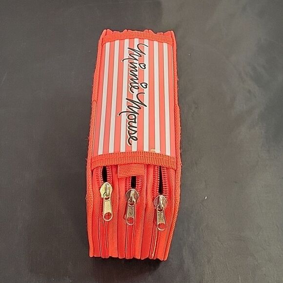 BRAND NEW MINNIE MOUSE WALT DISNEY 3 SECTION PENCIL CASE ORGANIZER - Picture 11 of 11